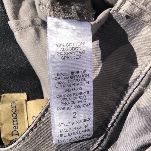 DEMOCRACY “Ab” technology CAMMO STRETCH JEANS / Woman’s size 2 - Picture 9 of 9